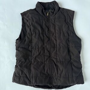 Kirkland black women’s puff vest size M